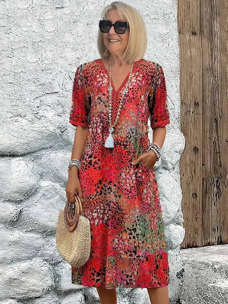 Artiselle | Cara - Vibrant Midi Dress
