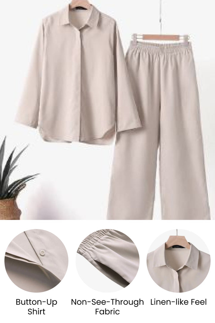 Artiselle | Emma - Shirt & Trousers Two-Piece Set