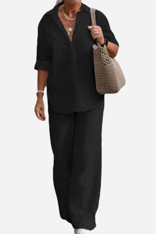 Artiselle | Emma - Shirt & Trousers Two-Piece Set