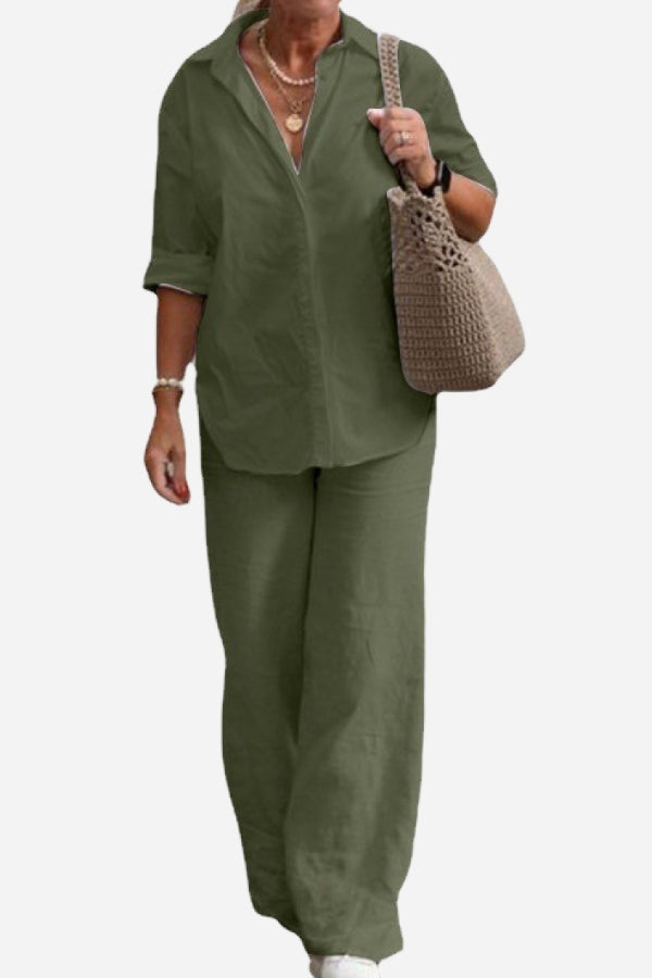 Artiselle | Emma - Shirt & Trousers Two-Piece Set