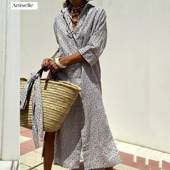 Artiselle | Chloé - Casual Striped Shirt Dress