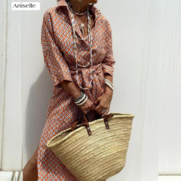 Artiselle | Chloé - Casual Striped Shirt Dress
