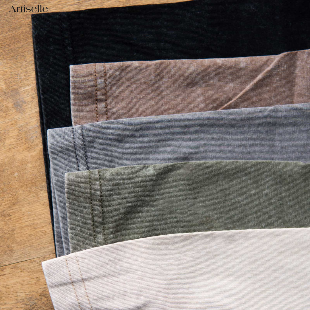 Artiselle | Louie - 5-Pack: Heavily Washed Relaxed Fit Tees