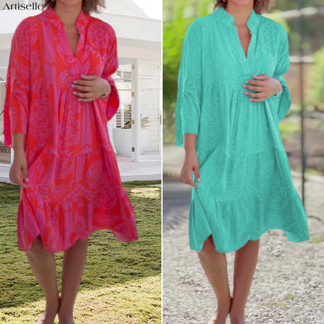 Artiselle | Willow - Boho 3/4 Sleeve Dress